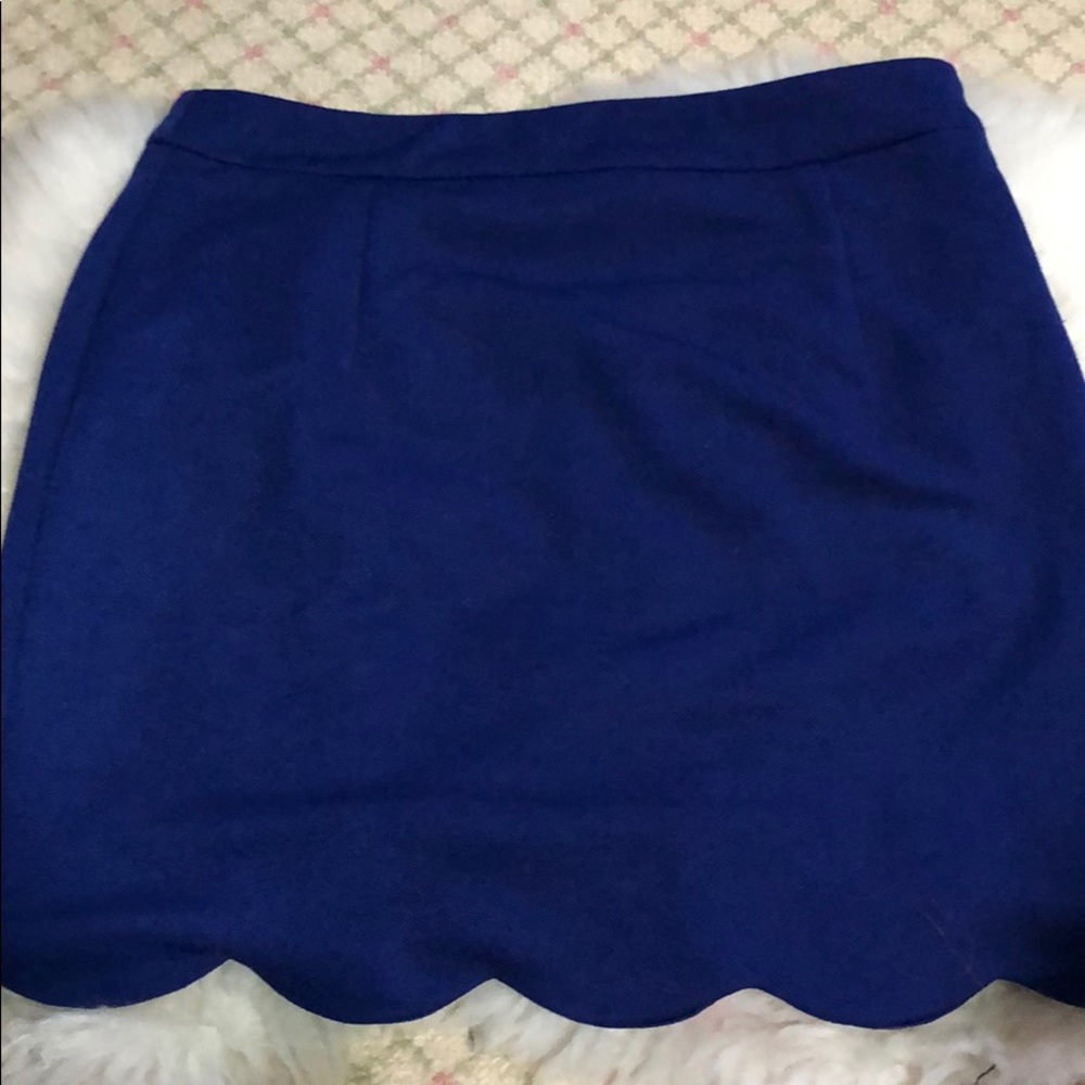 Navy blue skirt